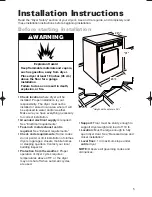 Предварительный просмотр 5 страницы Crosley 3977631 Use And Care Manual