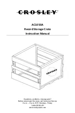 Crosley AC1050A Instruction Manual preview