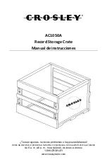 Preview for 3 page of Crosley AC1050A Instruction Manual