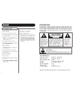 Preview for 3 page of Crosley Bubbler iJuke CR16 Instruction Manual