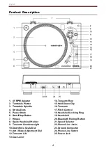 Preview for 4 page of Crosley C100BT Instruction Manual