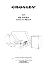 Crosley C62 Series Instruction Manual preview
