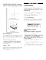 Preview for 5 page of Crosley CALR17LW0 Use & Care Manual