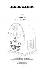 Preview for 1 page of Crosley Cathedral Instruction Manual