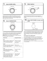 Предварительный просмотр 8 страницы Crosley CAW9244DW0 Use And Care Manual