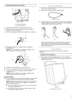 Preview for 7 page of Crosley CAWB527RQ1 Installation Instructions Manual