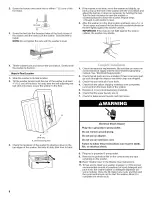 Preview for 8 page of Crosley CAWB527RQ1 Installation Instructions Manual