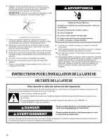 Preview for 16 page of Crosley CAWB527RQ1 Installation Instructions Manual