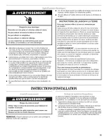 Preview for 19 page of Crosley CAWB527RQ1 Installation Instructions Manual