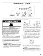 Preview for 49 page of Crosley CAWC529PQ Use & Care Manual