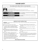 Preview for 2 page of Crosley CAWS14234VQ0 User Instructions