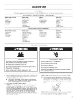 Preview for 3 page of Crosley CAWS14234VQ0 User Instructions