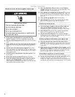 Preview for 6 page of Crosley CAWS16445VQ0 User Instructions