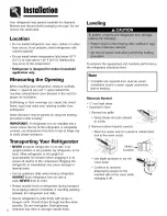 Preview for 4 page of Crosley CB19G6W Use & Care Manual