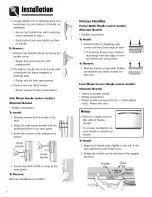 Preview for 8 page of Crosley CB19G6W Use & Care Manual