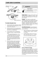 Preview for 12 page of Crosley CDB900NB5A Use And Care Manual