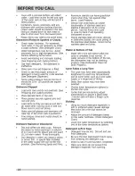 Preview for 14 page of Crosley CDB900NB5A Use And Care Manual