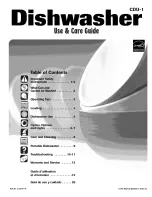 Preview for 1 page of Crosley CDU-1 Use & Care Manual