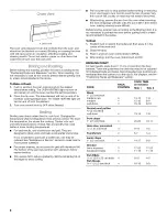 Предварительный просмотр 8 страницы Crosley CE11000VAV0 Use & Care Manual