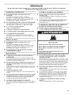 Preview for 21 page of Crosley CEDS1043VQ0 User Instructions