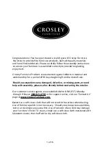 Preview for 2 page of Crosley CF4101 Assembly Instructions Manual