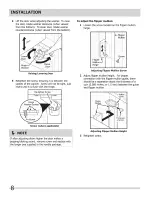 Preview for 8 page of Crosley CFD26WIS3 Use & Care Manual