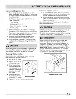 Preview for 17 page of Crosley CFD26WIS3 Use & Care Manual