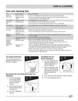 Preview for 27 page of Crosley CFD26WIS3 Use & Care Manual