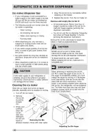 Preview for 20 page of Crosley CFD27WIPB3 Use & Care Manual