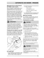 Preview for 21 page of Crosley CFD27WIPB3 Use & Care Manual