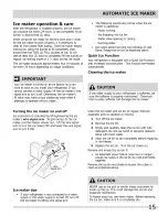 Preview for 15 page of Crosley CFD28SDS6 Use & Care Manual