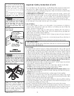 Preview for 3 page of Crosley CFW2000FW2 Use & Care Manual