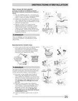 Предварительный просмотр 21 страницы Crosley CFW4701QW0 Installation Manual