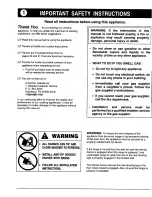 Preview for 2 page of Crosley CG34700ADD Owner'S Manual