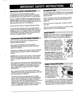 Preview for 3 page of Crosley CG34700ADD Owner'S Manual