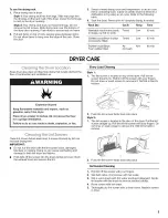 Preview for 5 page of Crosley CGDX463RQ1 User Instructions