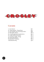 Preview for 2 page of Crosley Classic Jukebox User Manual