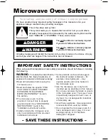 Preview for 3 page of Crosley CMT135SG Use And Care Manual