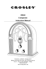 Crosley Companion CR31D Instruction Manual preview