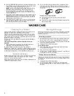 Preview for 4 page of Crosley Conservator CAWS729MQ1 User Instructions