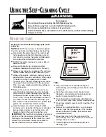 Preview for 18 page of Crosley CONSERVATOR CGS365H Use & Care Manual