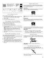 Preview for 11 page of Crosley Conservator CUD4000 Use & Care Manual