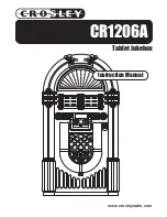 Crosley CR1206A Instruction Manual preview