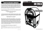 Crosley CR1703A Instruction Manual preview