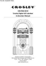 Crosley CR1704A-WM Instruction Manual preview