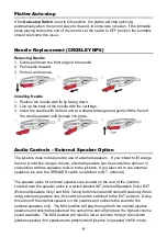 Preview for 9 page of Crosley CR1704A-WM Instruction Manual