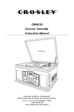 Crosley CR2405D Instruction Manual preview