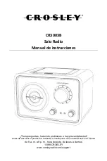 Preview for 7 page of Crosley CR3003B Instruction Manual