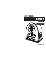 Crosley CR32CD Instruction Manual preview