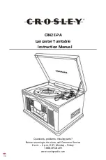 Preview for 1 page of Crosley CR42E-PA Instruction Manual